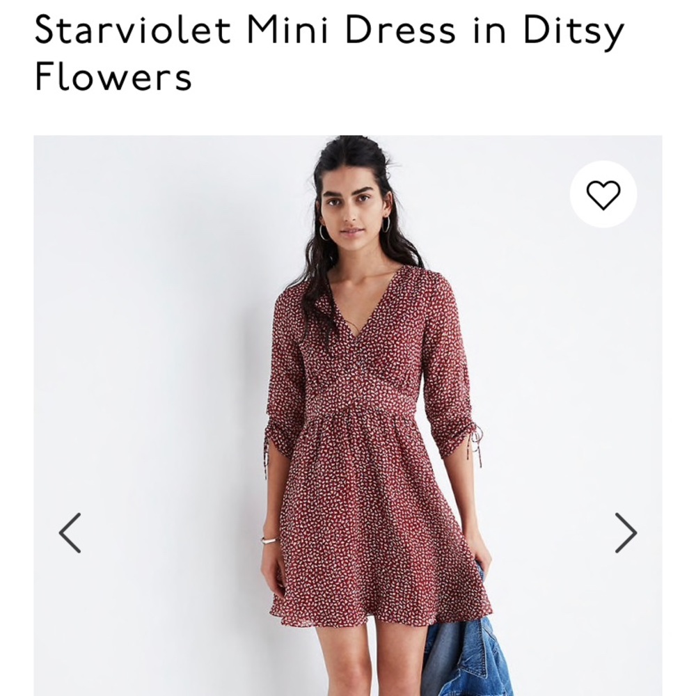 Madewell starviolet mini dress sz 00